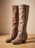 Knee High Boots for Women | Chic Side Zip Design | S&W - 1 - Stylewhipped