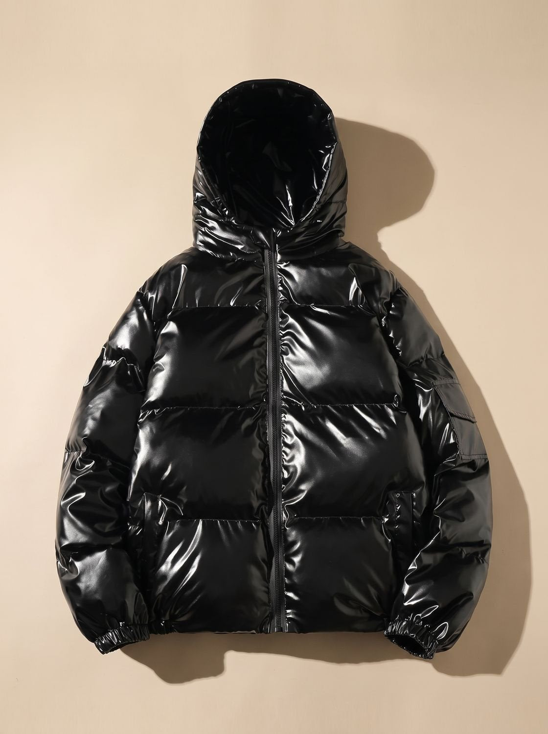 Puffer Jacket Women's with Hood and Zip Closure | S&W - 1 - Stylewhipped