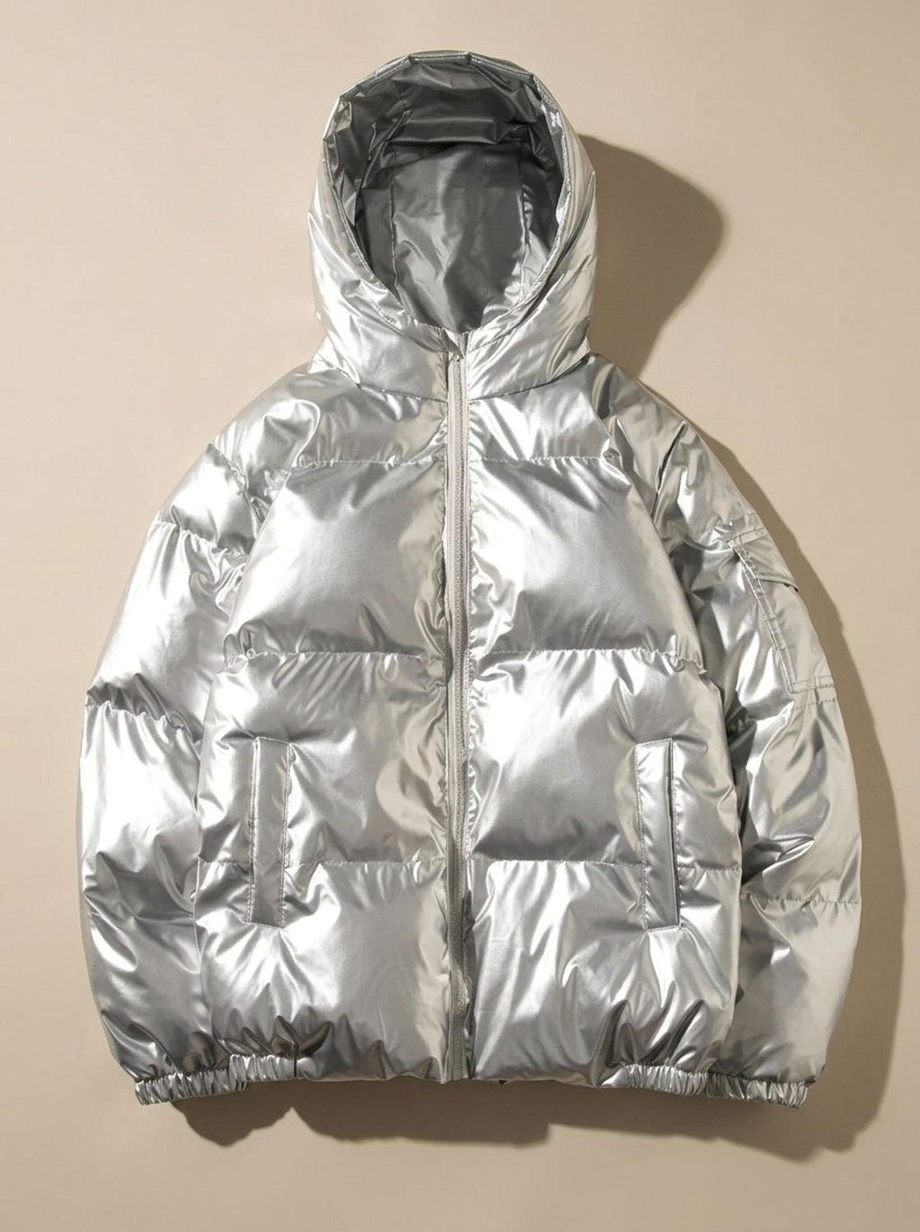 Puffer Jacket Women's with Hood and Zip Closure | S&W - 2 - Stylewhipped