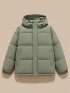 Puffer Jacket Women's Relaxed Fit with Hood | S&W - 6 - Stylewhipped