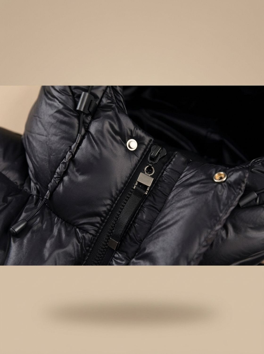 Long-Line Women's Puffer Coat with Hood and Flattering Silhouette | S&W - 11 - Stylewhipped