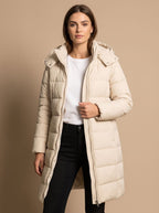 Padded Jacket Women's with Hood and Fitted Silhouette | S&W - 6 - Stylewhipped