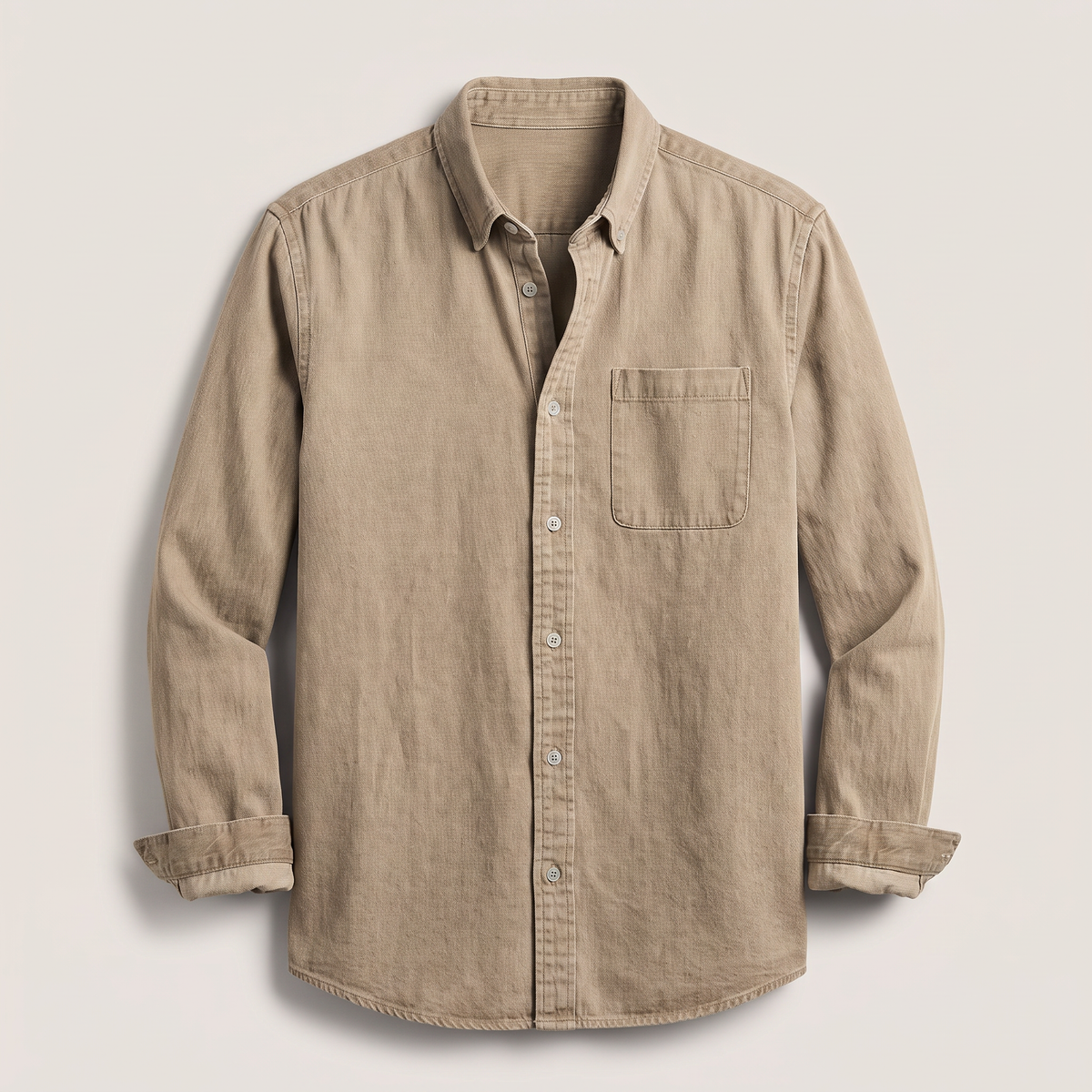 Men's Shirt with Pocket - Classic Fit and Timeless Style - 2 - Stylewhipped