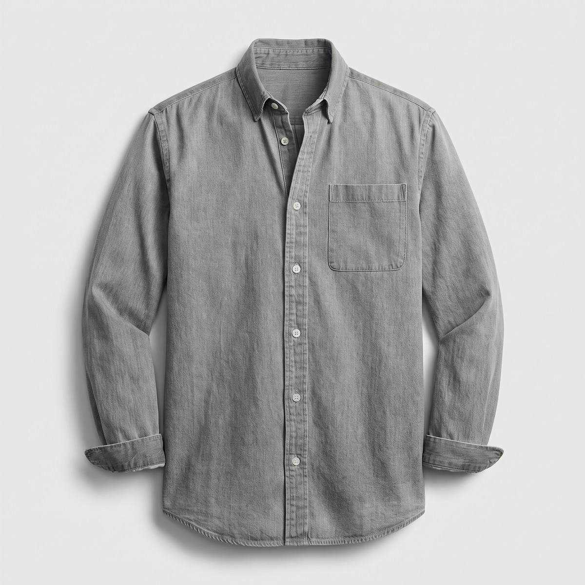 Men's Shirt with Pocket - Classic Fit and Timeless Style - 6 - Stylewhipped
