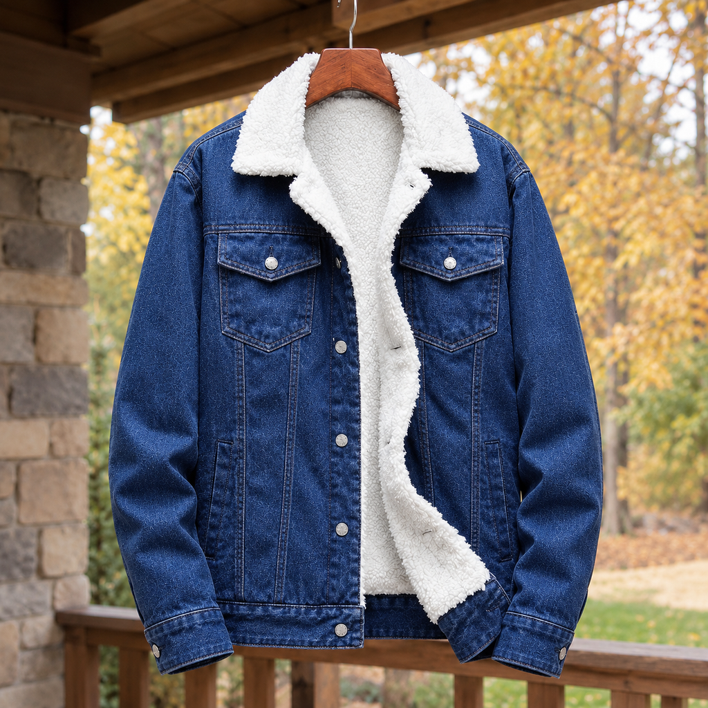 Women's Denim Jacket with Sherpa Lining | S&W - 4 - Stylewhipped