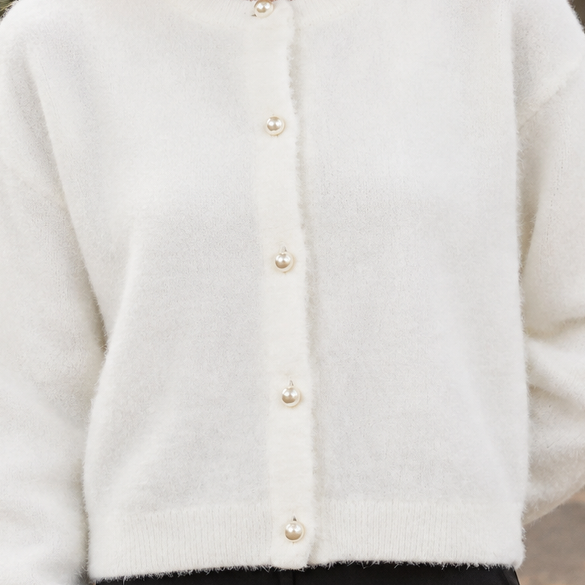 Women's Casual Cardigan with Elegant Button Front | S&W - 2 - Stylewhipped
