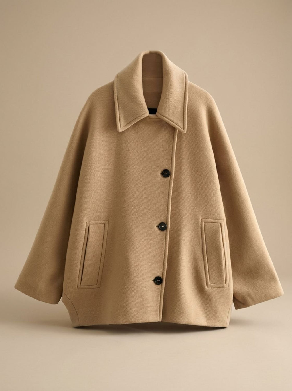 Oversized Women's Coat with Chic Double-Breasted Design - 13 - Stylewhipped