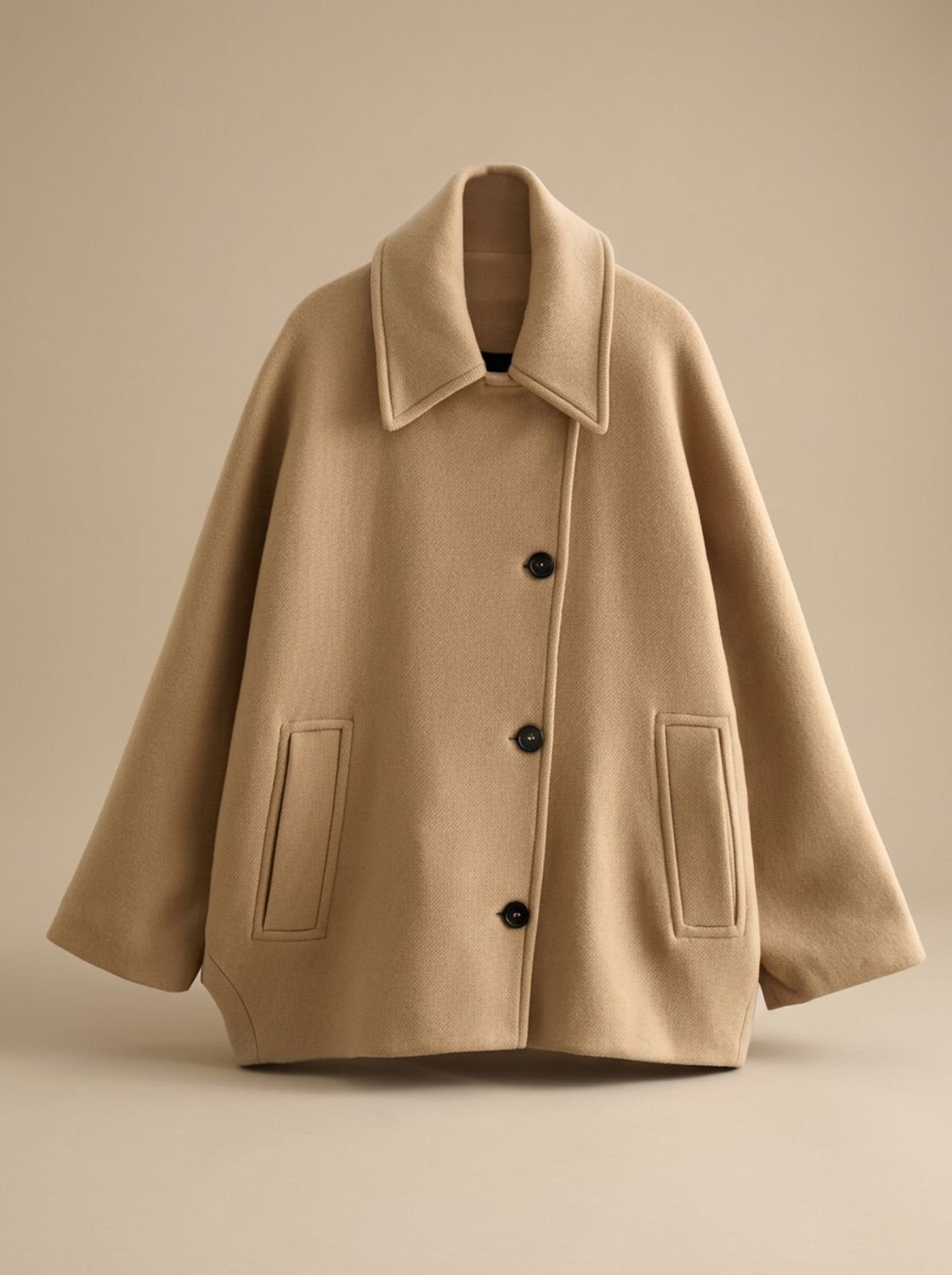 Oversized Women's Coat with Chic Double-Breasted Design - 13 - Stylewhipped
