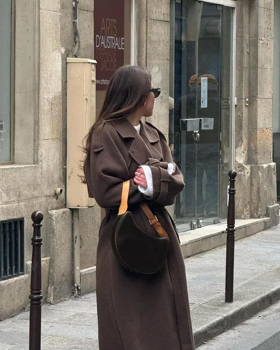 Trench Coat Women's Oversized Fit with Belted Waist - 2 - Stylewhipped