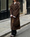 Trench Coat Women's Oversized Fit with Belted Waist - 3 - Stylewhipped