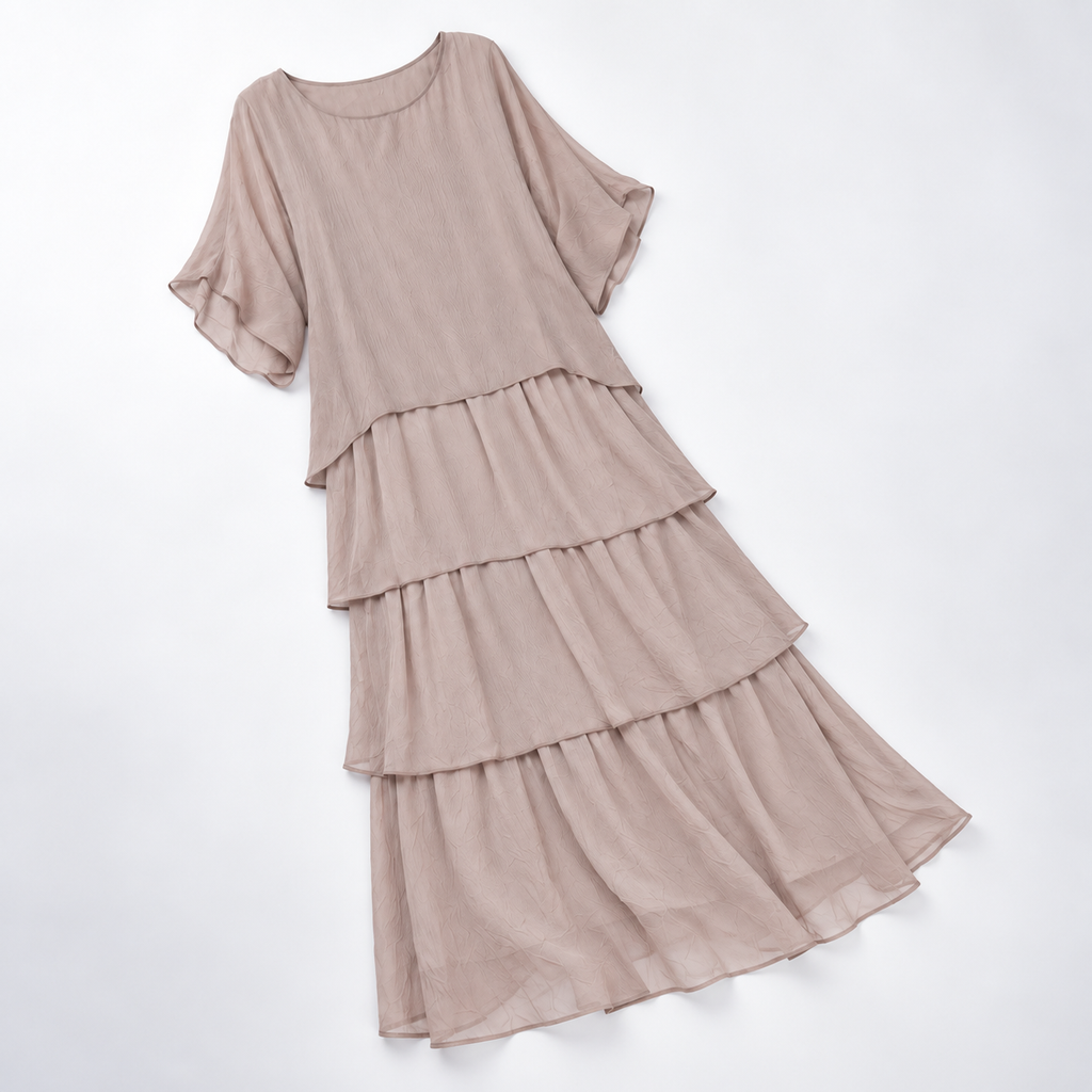 Maxi Dress for Women with Tiered Design and Flattering Silhouette - 4 - Stylewhipped