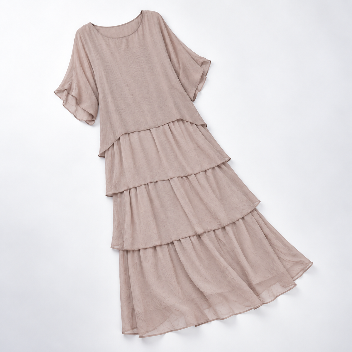 Maxi Dress for Women with Tiered Design and Flattering Silhouette - 4 - Stylewhipped