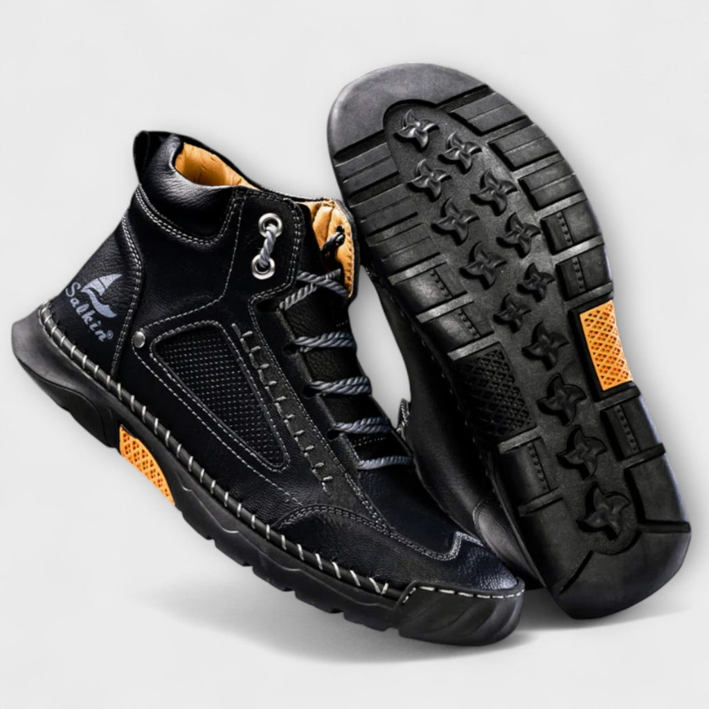 Casual Shoes for Men – High-Top Design with Padded Collar - 14 - Stylewhipped