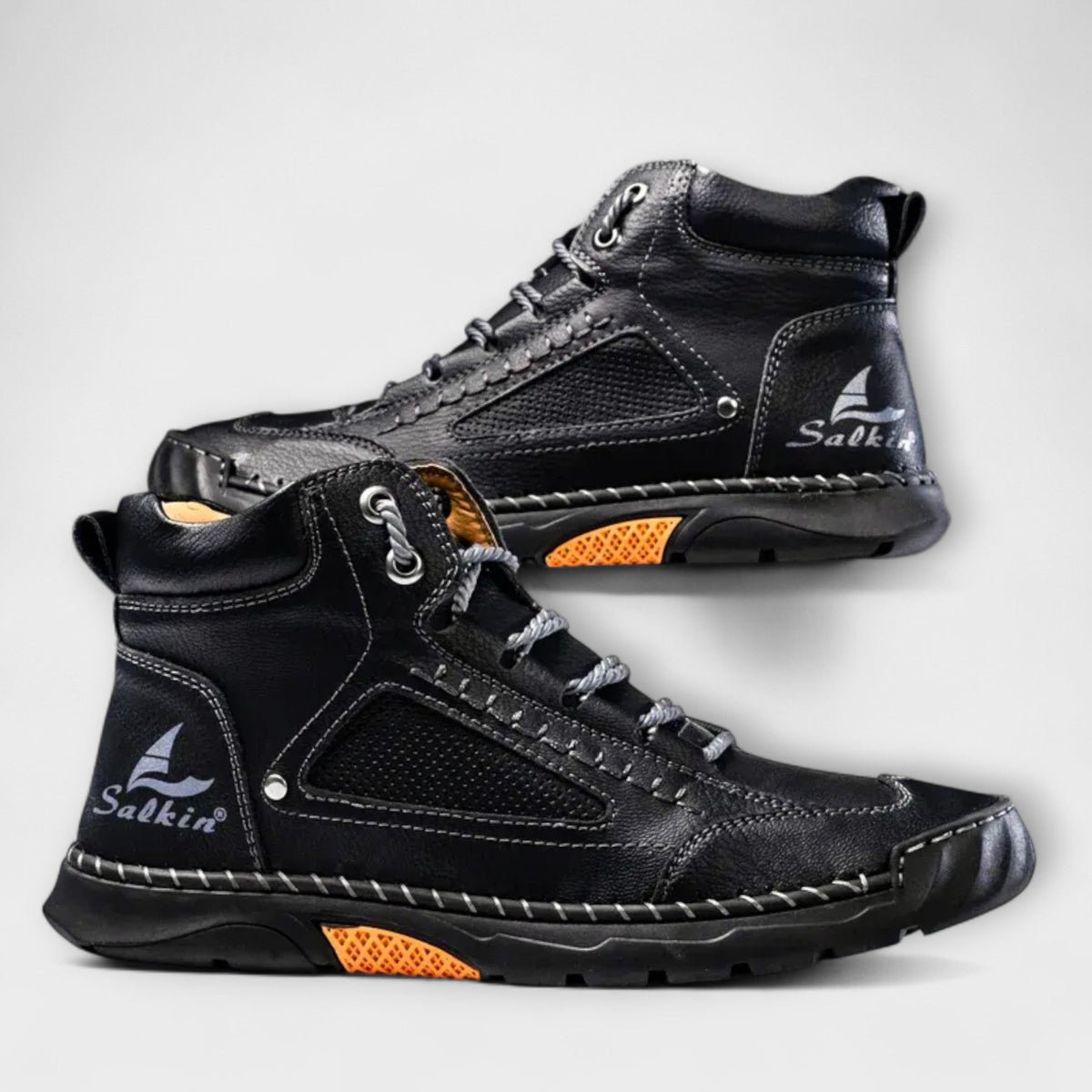 Casual Shoes for Men – High-Top Design with Padded Collar - 15 - Stylewhipped