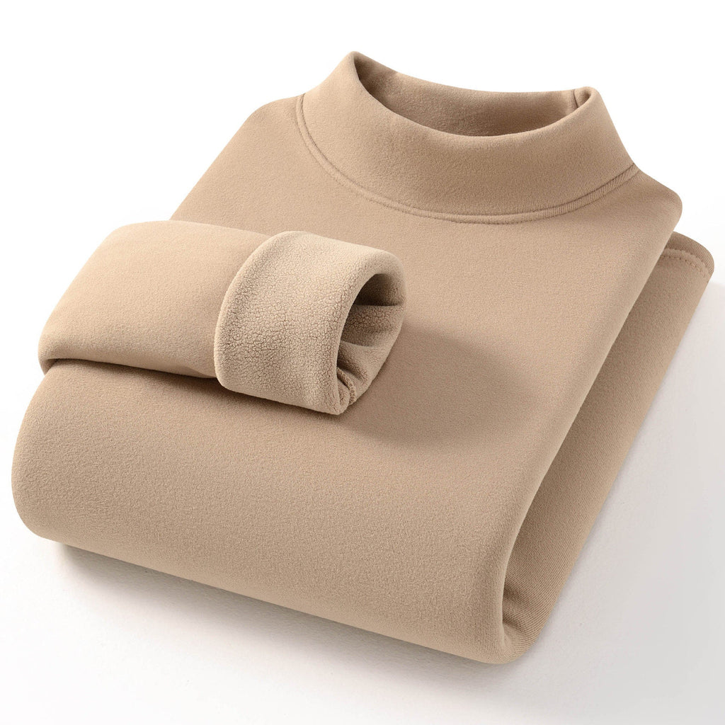 Turtleneck Women's Pullover with Long Sleeves and Fitted Cut - 4 - Stylewhipped