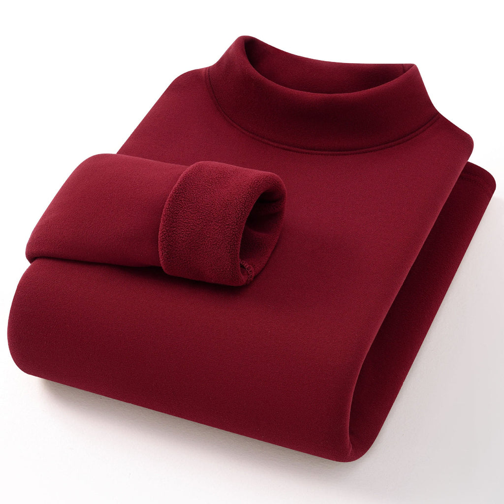 Turtleneck Women's Pullover with Long Sleeves and Fitted Cut - 5 - Stylewhipped