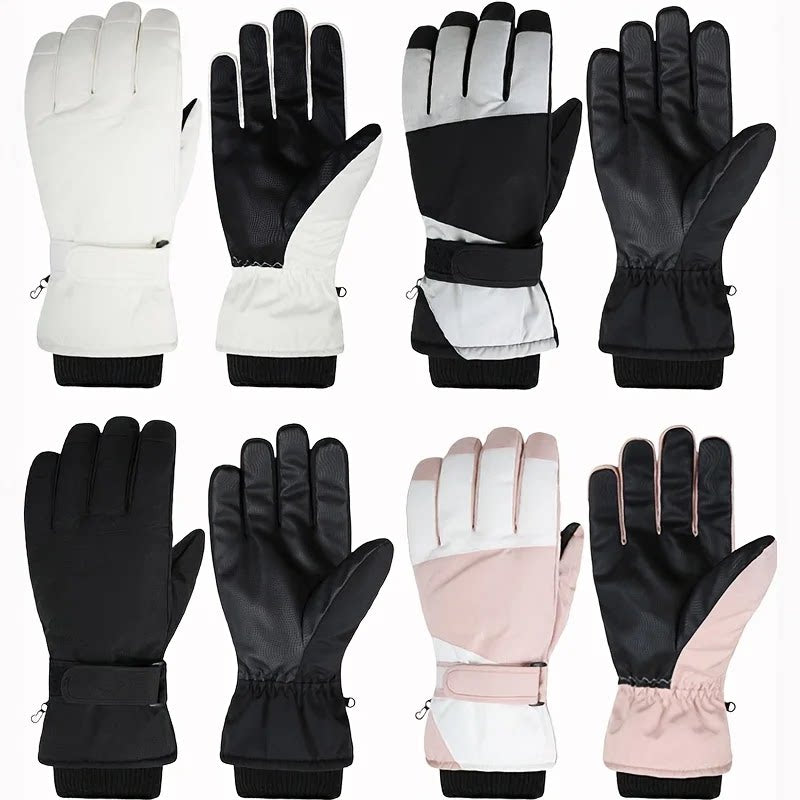 Stylish Women's Winter Gloves with Chic Colour Block Design - 4 - Stylewhipped