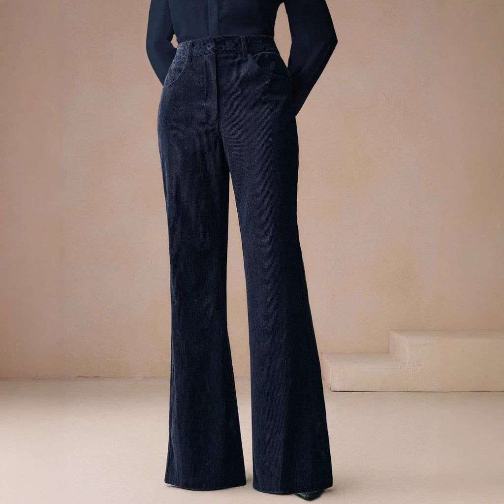 Wide Leg Trousers for Women with High-Waisted Fit - 3 - Stylewhipped