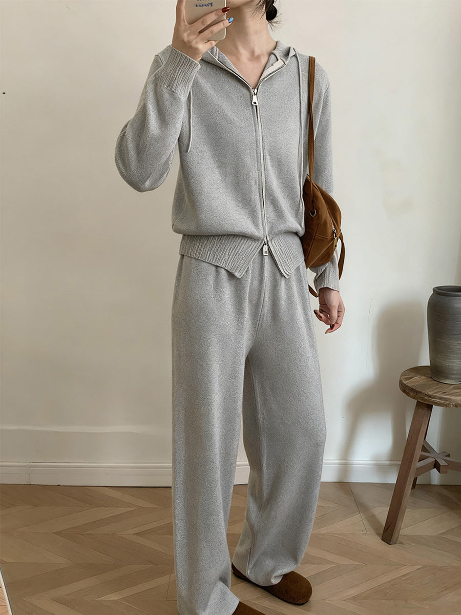 Lounge Set Women's Relaxed Fit with Hood for Effortless Style - 4 - Stylewhipped