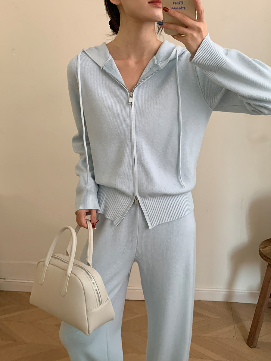 Lounge Set Women's Relaxed Fit with Hood for Effortless Style - 5 - Stylewhipped