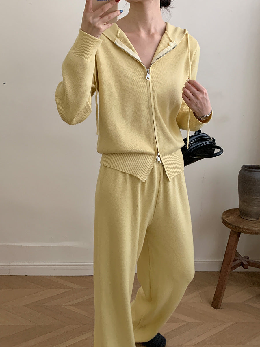 Lounge Set Women's Relaxed Fit with Hood for Effortless Style - 7 - Stylewhipped