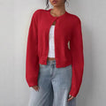 Cardigan Women Long Sleeve Button Front Soft Fit - 2 - Stylewhipped