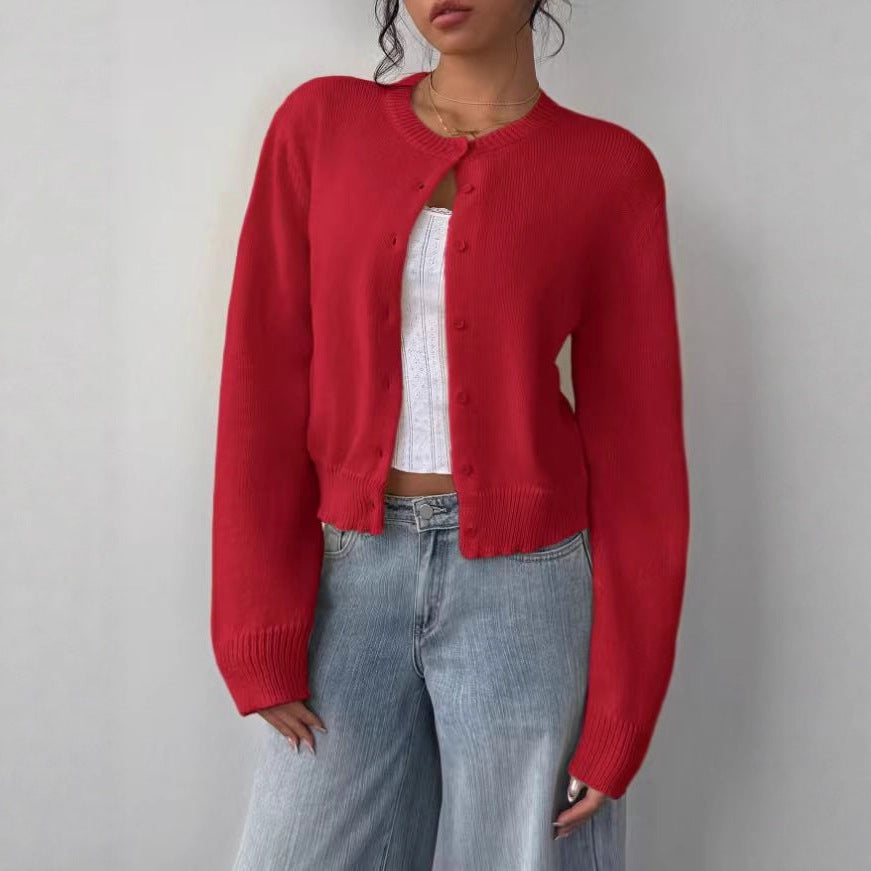 Cardigan Women Long Sleeve Button Front Soft Fit - 2 - Stylewhipped