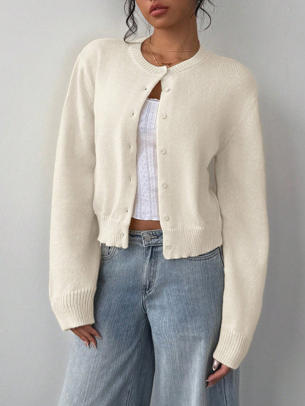 Cardigan Women Long Sleeve Button Front Soft Fit - 4 - Stylewhipped