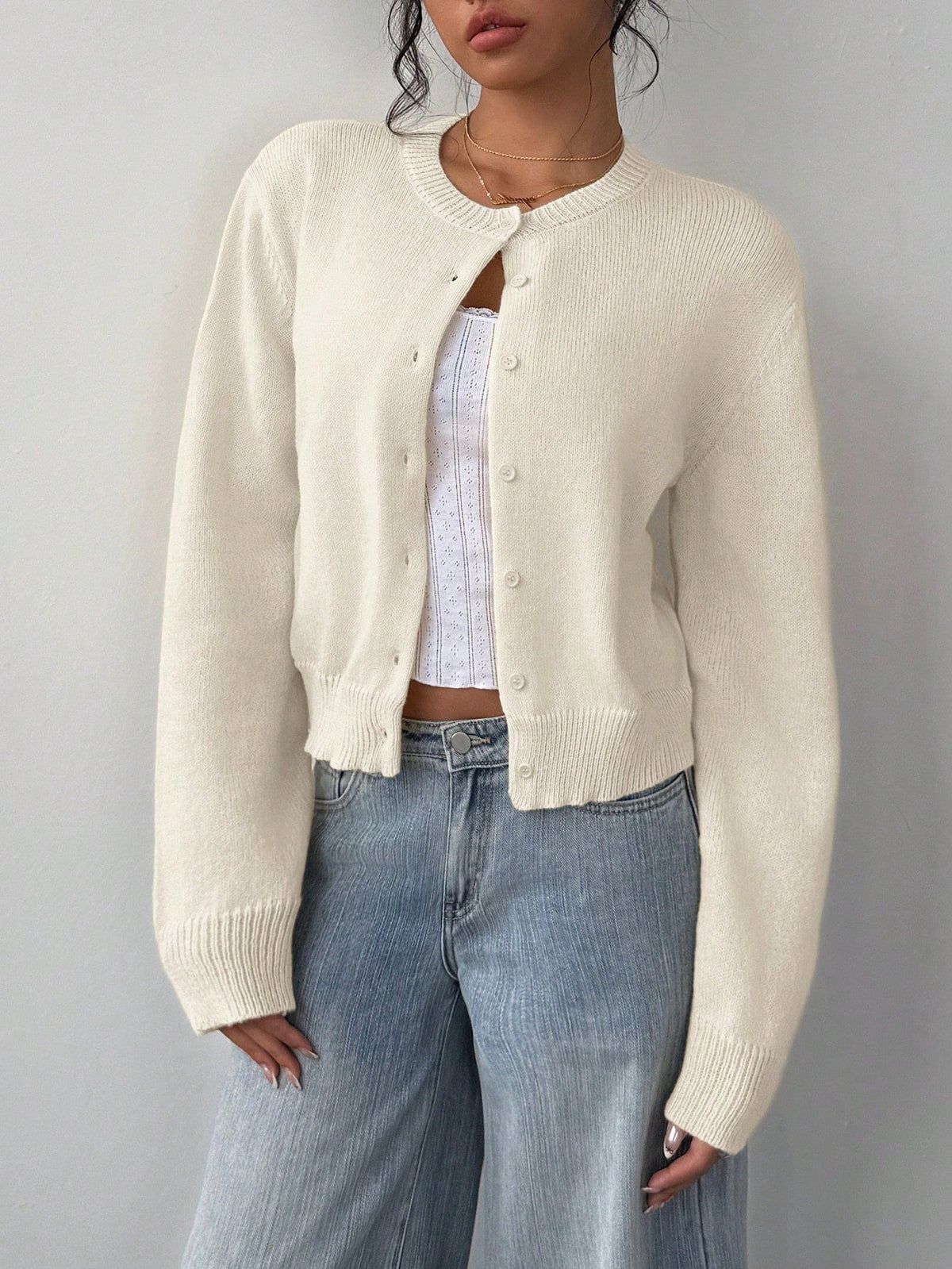 Cardigan Women Long Sleeve Button Front Soft Fit - 4 - Stylewhipped