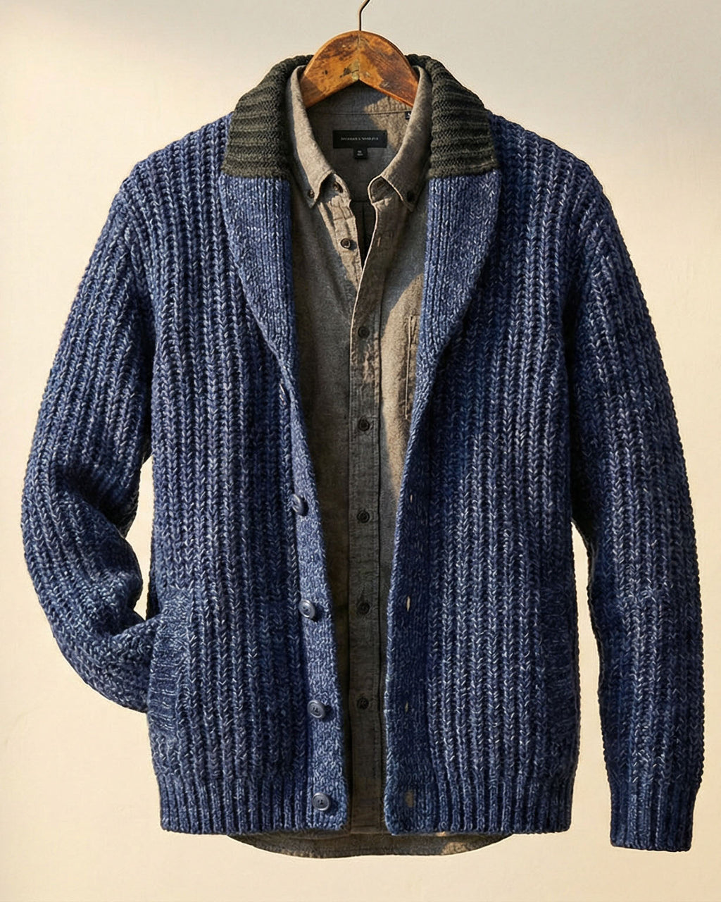 Cardigan for Women – Relaxed Fit with Shawl Collar - 2 - Stylewhipped