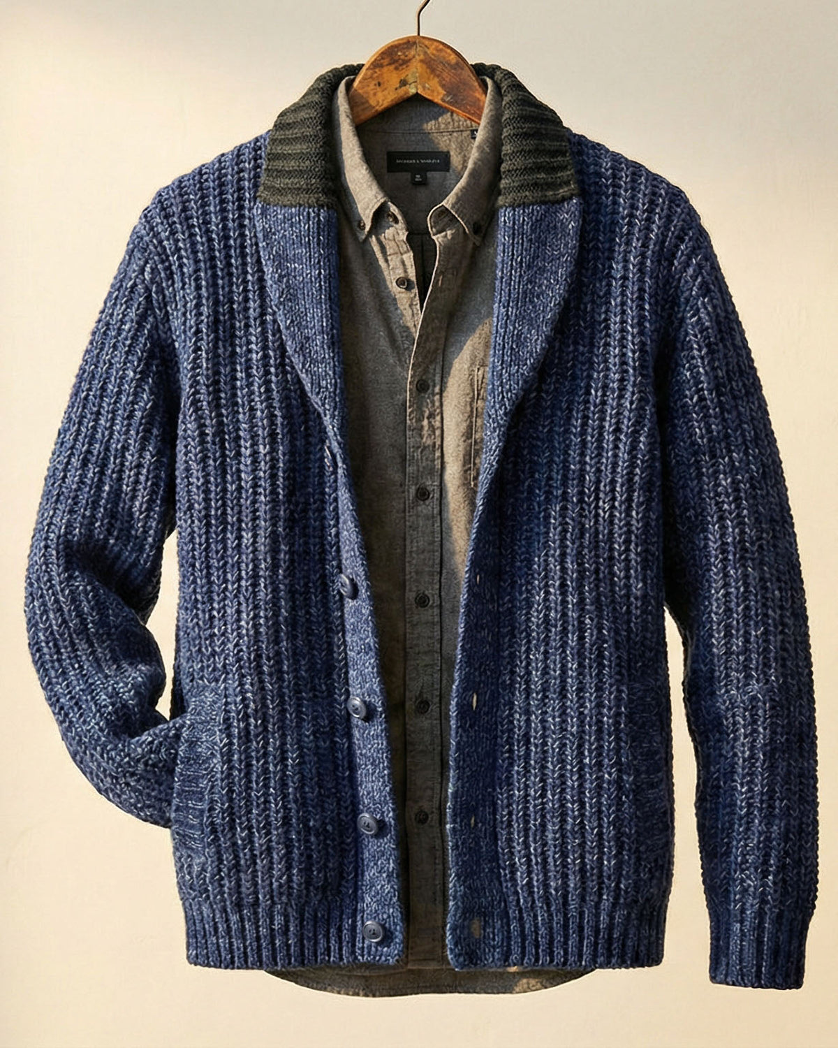 Cardigan for Women – Relaxed Fit with Shawl Collar - 2 - Stylewhipped