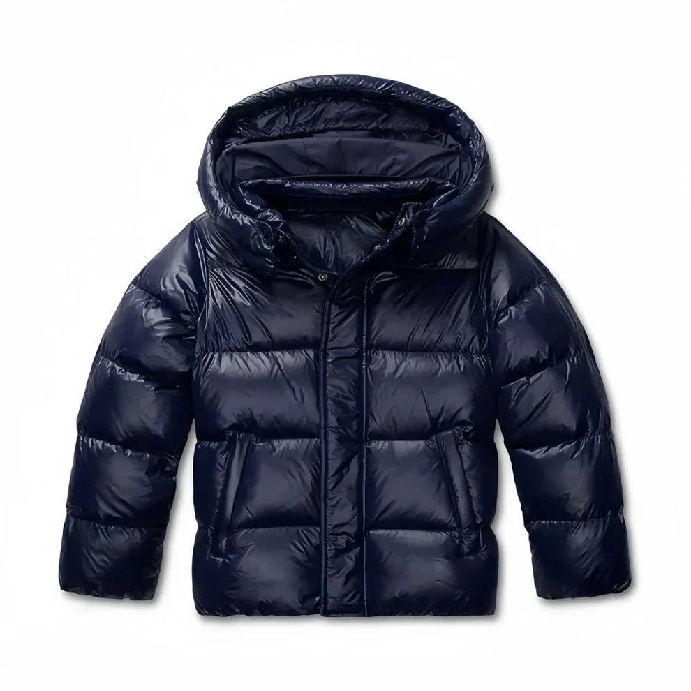Puffer Jacket Women's Short Fit with Hood and Zip Front - 4 - Stylewhipped