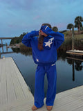 Hooded Sweatshirt and Trousers Set for Women - Oversized Fit with Star Design - 7 - Stylewhipped