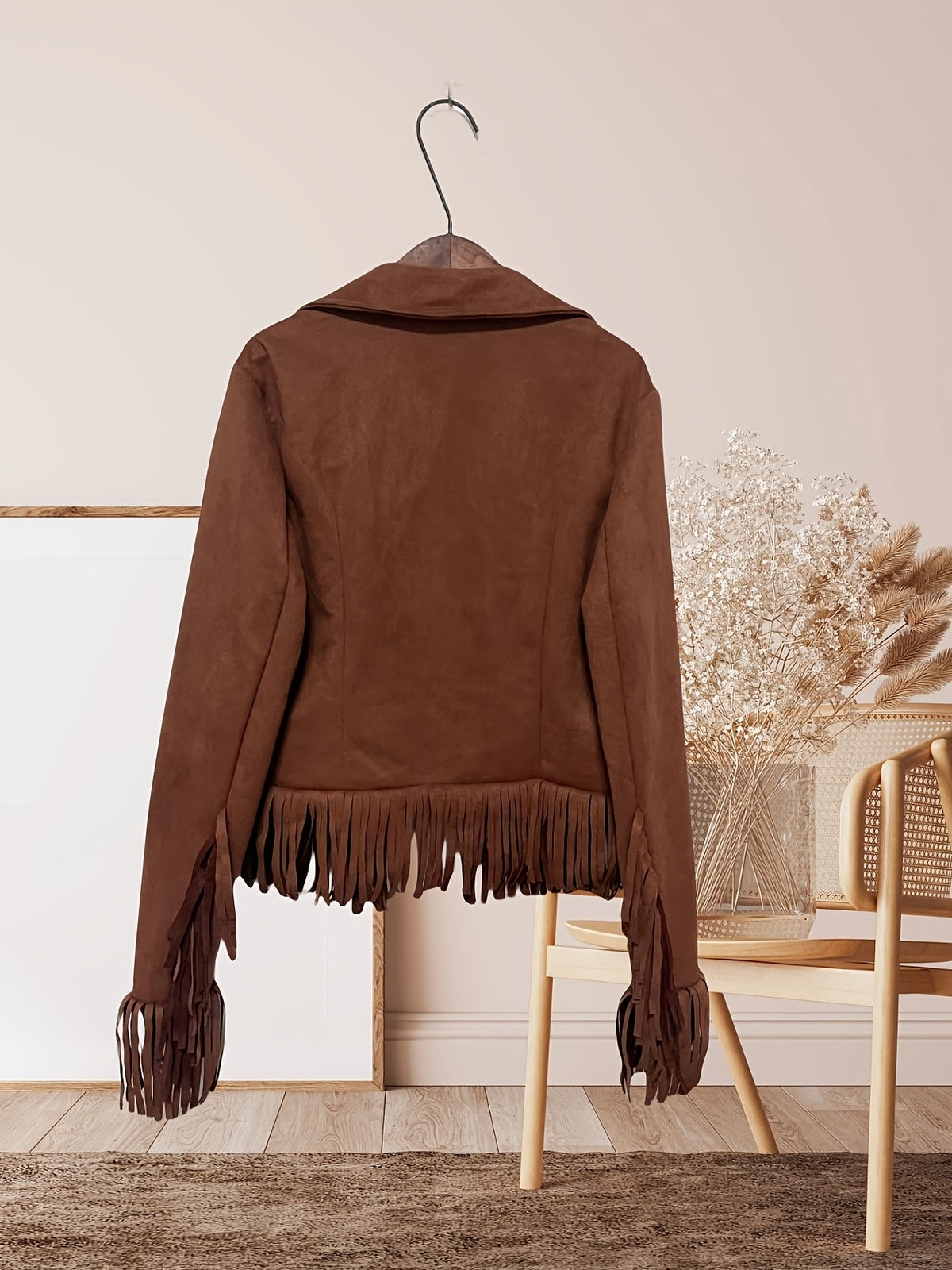 Fringe Women's Jacket with Zip Pockets for Effortless Style - 2 - Stylewhipped