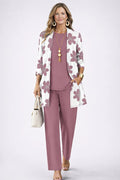 Coordinated Women's Outfit with Long Jacket and Floral Trousers - 2 - Stylewhipped