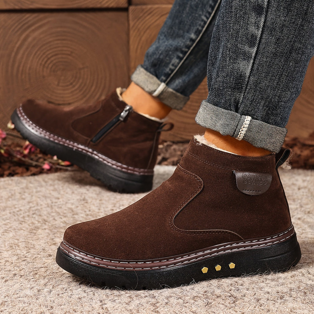 Women's Ankle Boots with Zipper and Soft Lining - 2 - Stylewhipped