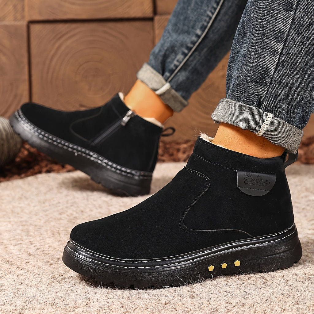 Women's Ankle Boots with Zipper and Soft Lining - 4 - Stylewhipped