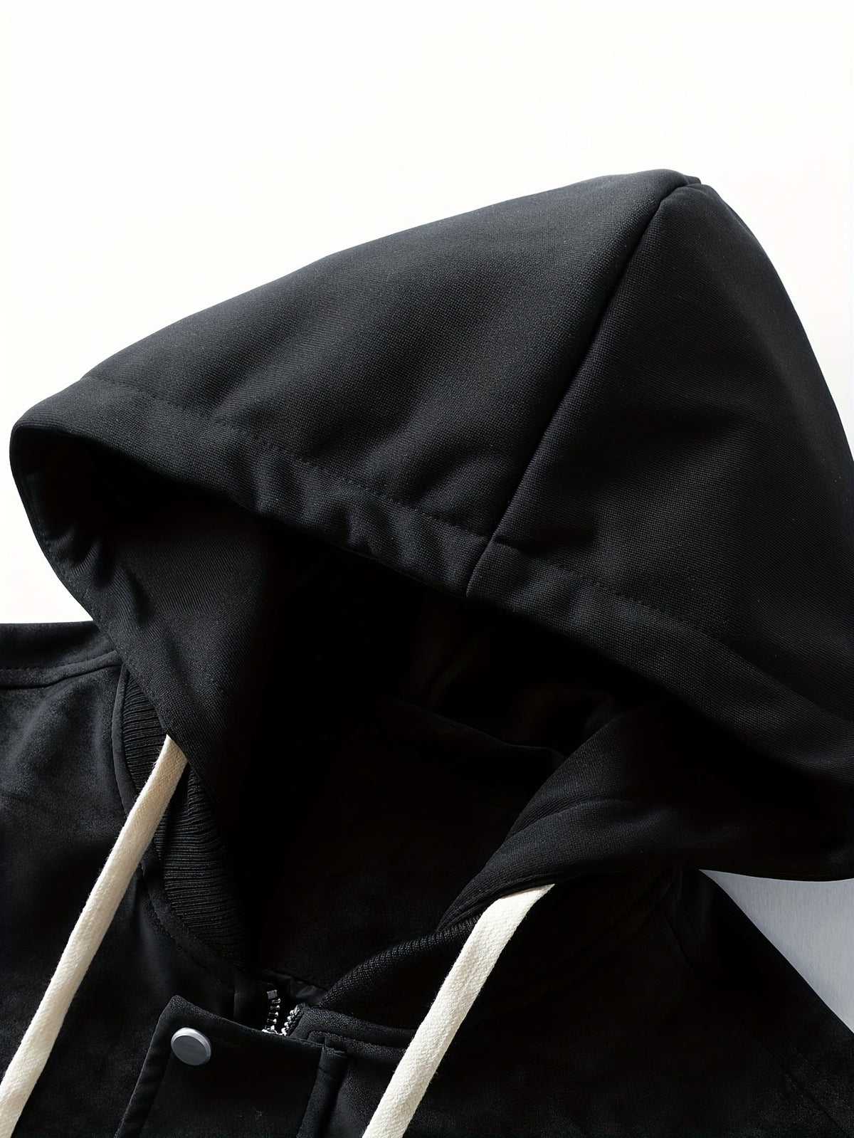 Women's Oversized Hooded Jacket with Functional Pockets - 4 - Stylewhipped