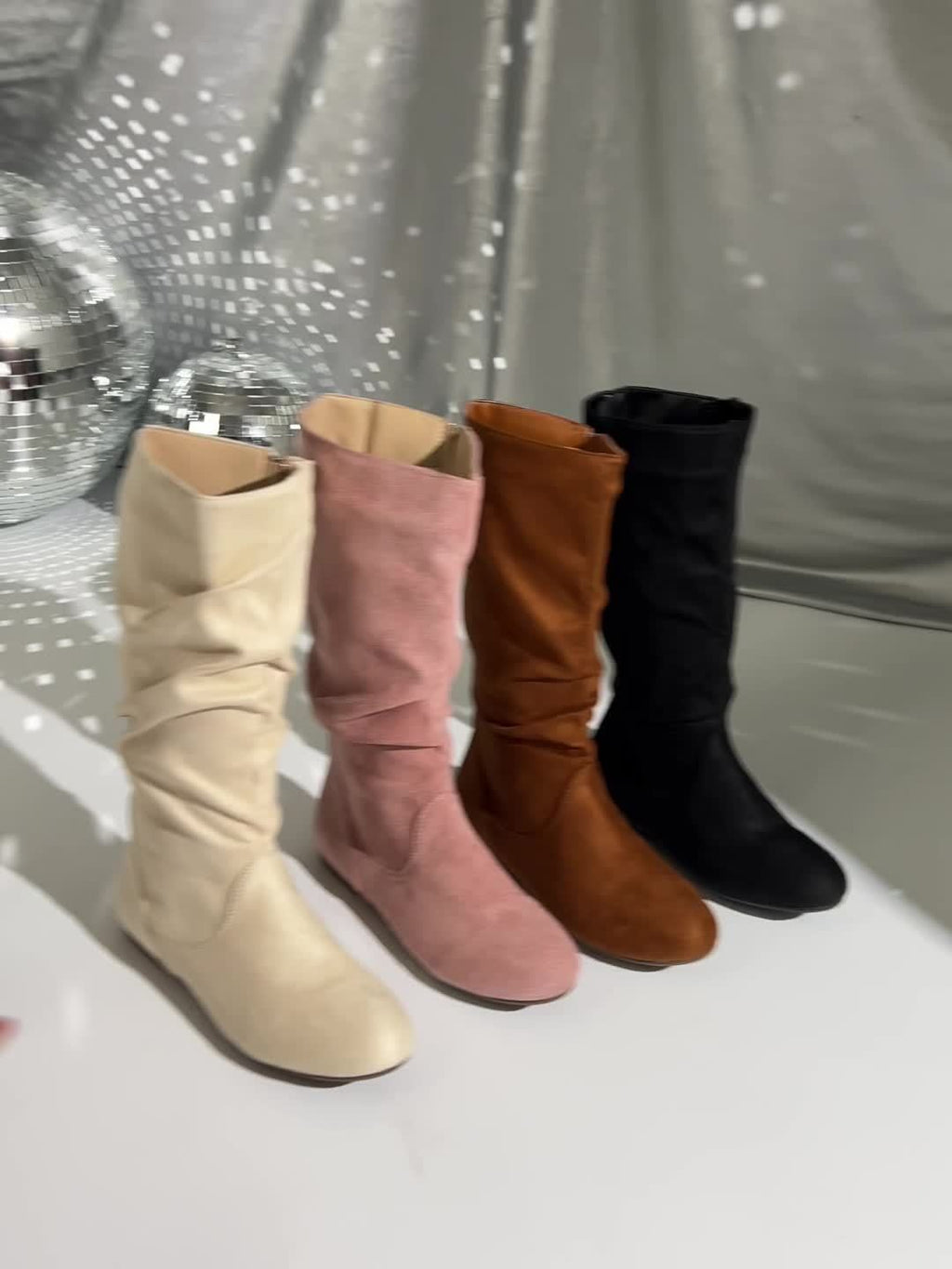 Slouchy Knee-High Boots for Women with Zip Closure - 14 - Stylewhipped