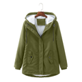 Winter Coat Women's Relaxed Fit with Hood and Pockets - 1 - Stylewhipped