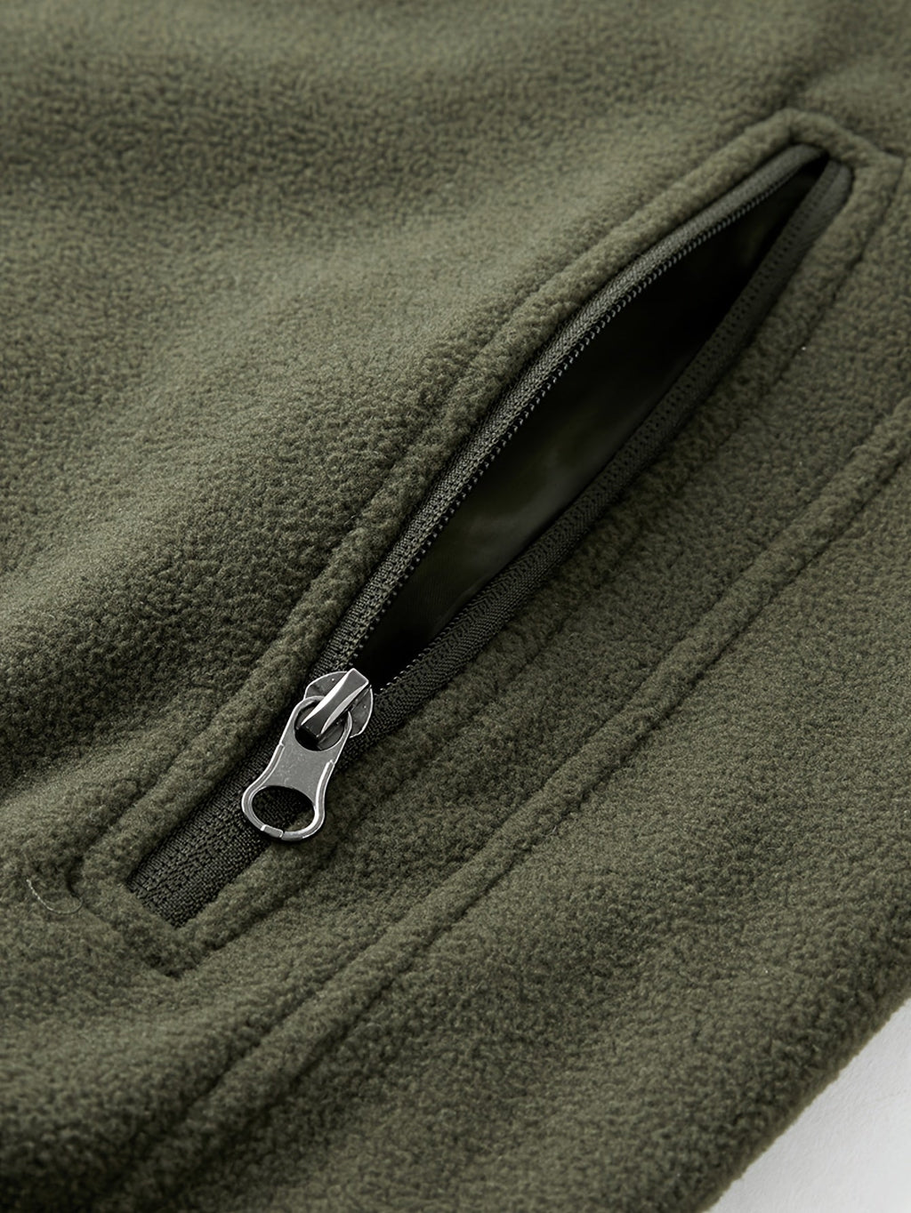 Stylish Fleece Jacket for Men with Stand-Up Collar and Functional Pockets - 13 - Stylewhipped