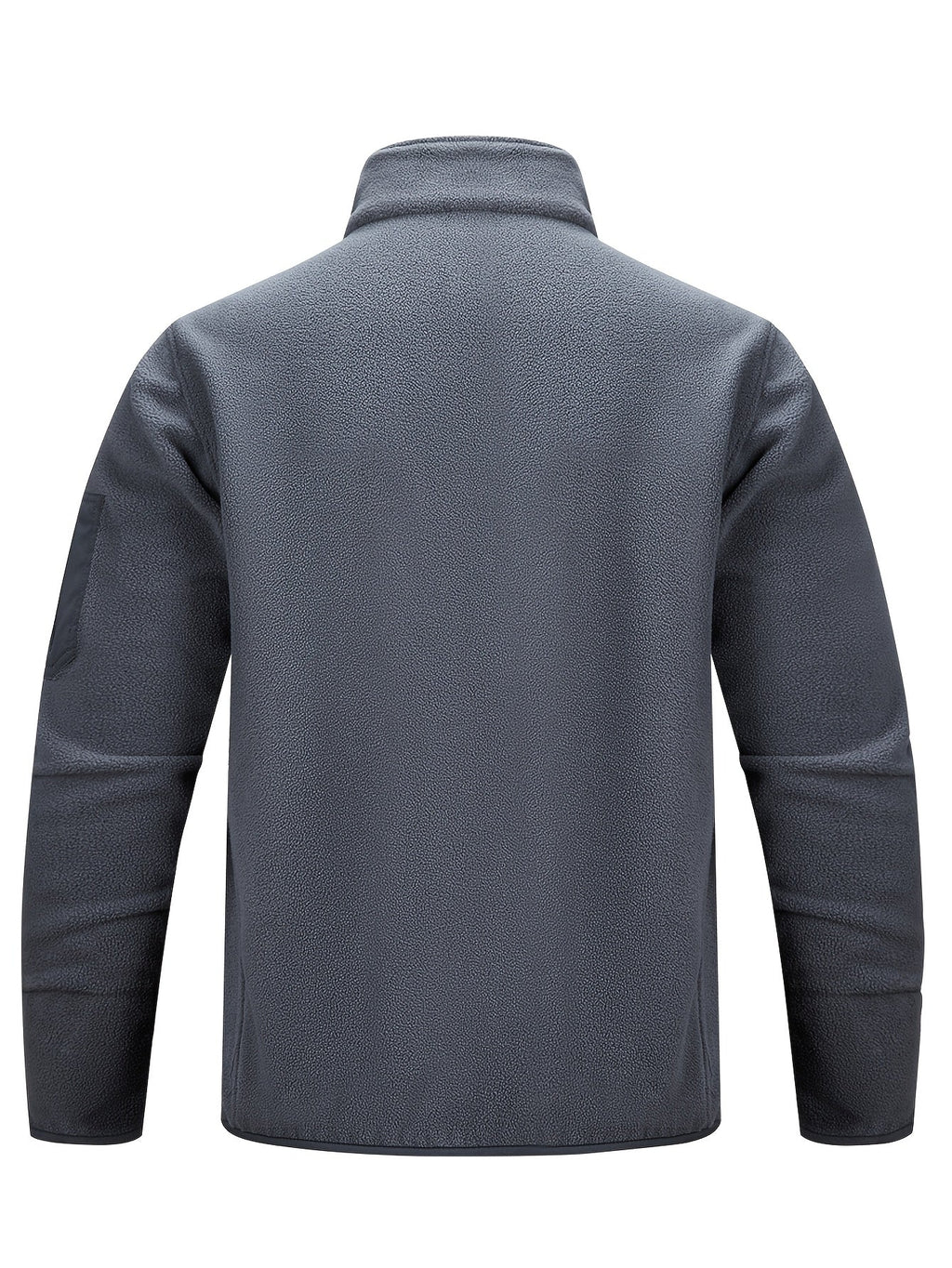 Stylish Fleece Jacket for Men with Stand-Up Collar and Functional Pockets - 27 - Stylewhipped