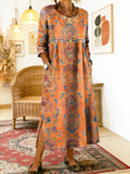 Maxi Dress Women with Relaxed Fit and Side Pockets - 1 - Stylewhipped