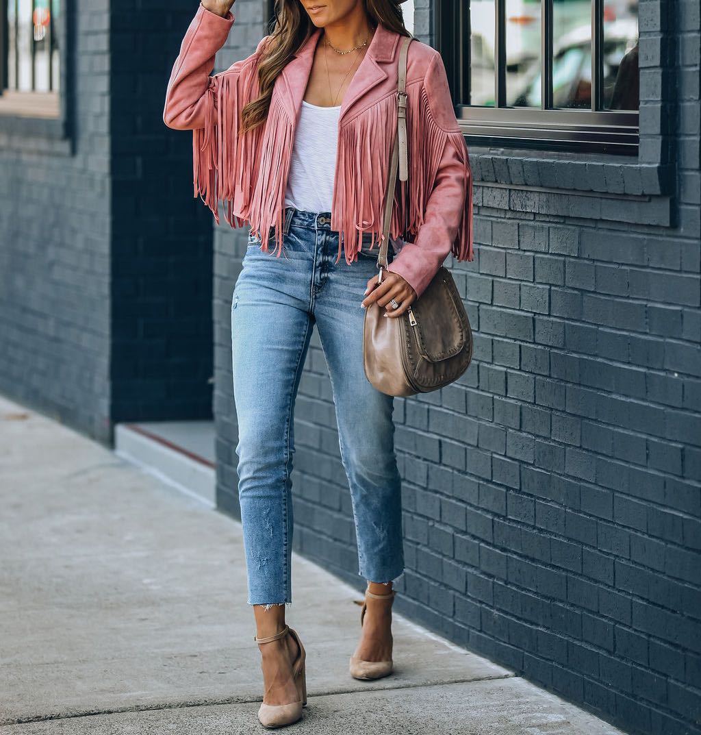 Fringe Jacket Women’s with Tailored Cut and Bold Fringing - 6 - Stylewhipped