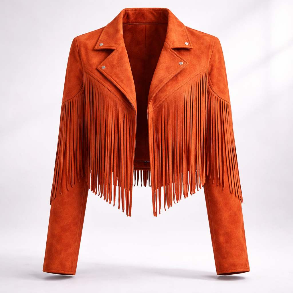 Fringe Jacket Women’s with Tailored Cut and Bold Fringing - 9 - Stylewhipped