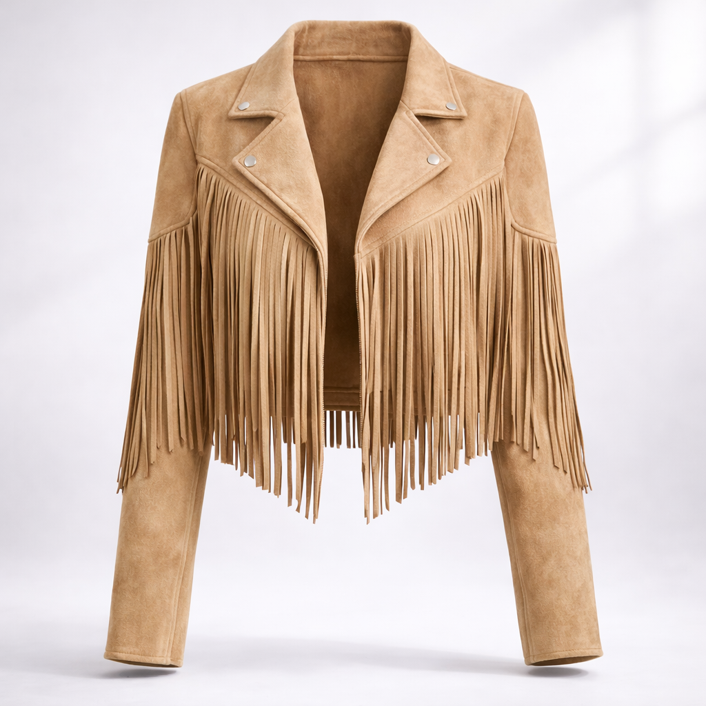 Fringe Jacket Women’s with Tailored Cut and Bold Fringing - 10 - Stylewhipped