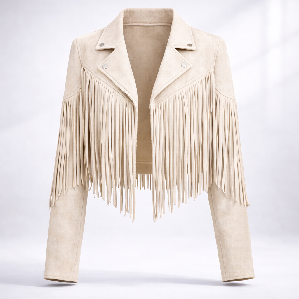 Fringe Jacket Women’s with Tailored Cut and Bold Fringing - 13 - Stylewhipped