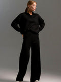 Loungewear Set Women's Relaxed Fit with Stylish Collar - 2 - Stylewhipped