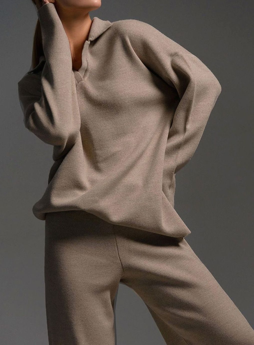 Loungewear Set Women's Relaxed Fit with Stylish Collar - 8 - Stylewhipped