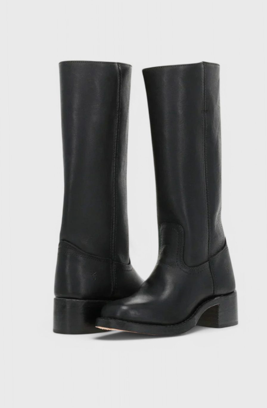 Knee-High Women's Boots with Chunky Heel and Tailored Fit - 3 - Stylewhipped